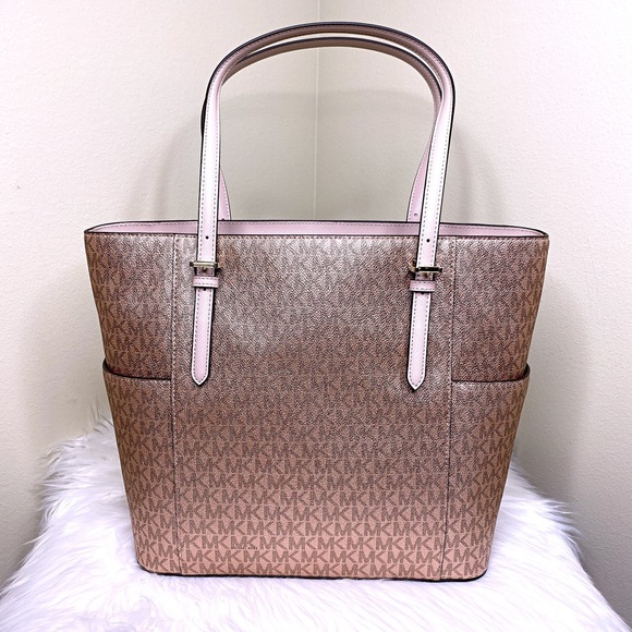 Sold! New Michael Kors Jet Set Rose Gold Lge Tote - Picture 4 of 4